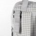 Mochila I love vichy gris de Walking Mum